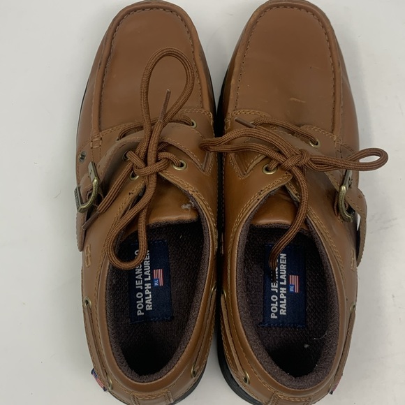 Polo Ralph Lauren Jeans Co Sport Ranger Low Top Buckle Boat Shoe Boots 12 - Picture 4 of 13